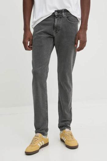 Rifle Tommy Jeans pánske, šedá farba, DM0DM20381
