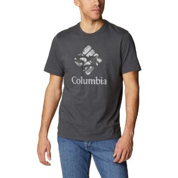 Columbia M RAPID RIDGE GRAPHIC TEE Férfi póló, sötétszürke, méret