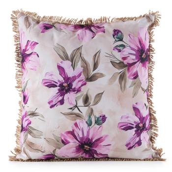 ArtFir Obliečka na vankúš GARDEN 29B | krémová/ružová 45 x 45 cm