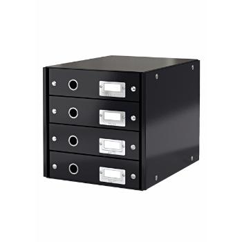 LEITZ Zásuvkový box Click&Store, 4 zásuvky, čierna