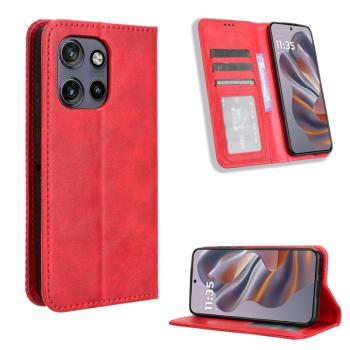 BUSINESS Peňaženkový kryt pre Motorola Edge 50 Neo / ThinkPhone 25 červený