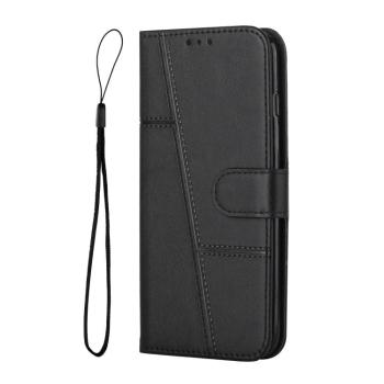 STITCHED Peňaženkový kryt pre Vivo V50 Lite čierny