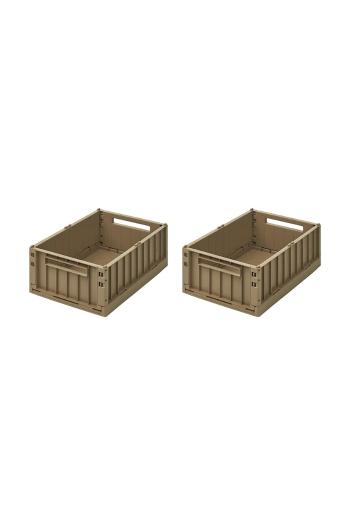 Úložná krabica Liewood Weston Storage Box M 2-pack 2-pak LW14677