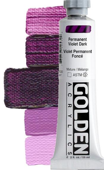 Golden Artist Colors Heavy Body Akrylová farba Permanent Violet Dark 59 ml 1 ks