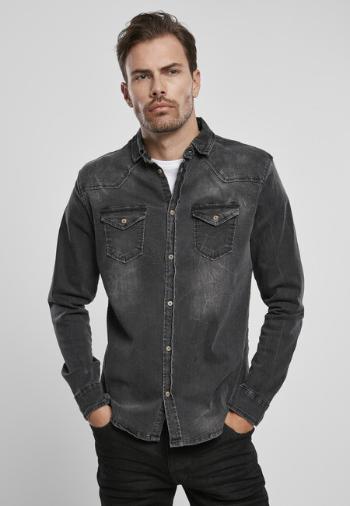 Brandit Riley Denim Shirt black - 4XL