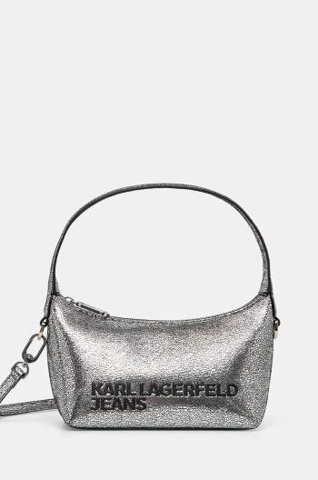 Kabelka Karl Lagerfeld Jeans strieborná farba, 246J3096