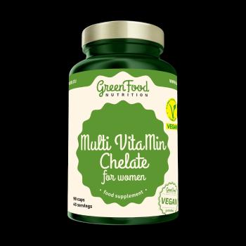 GREENFOOD NUTRITION Multi VitaMin Chelate pre ženy 90 kapsúl