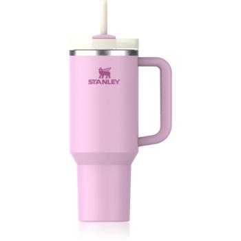 Stanley Quencher H2.O FlowState™ Tumbler tumbler z nehrdzavejúcej ocele s rúrkou Cherry Blossom 1180 ml