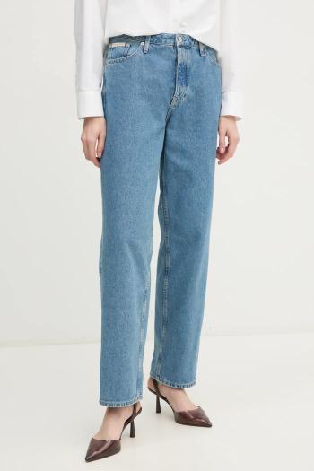 Rifle Calvin Klein Jeans dámske, vysoký pás, J20J224552