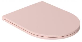ISVEA - INFINITY WC sedátko SLIM, Soft Close, Easy Take, ružová Salmon 40KF0541I-S
