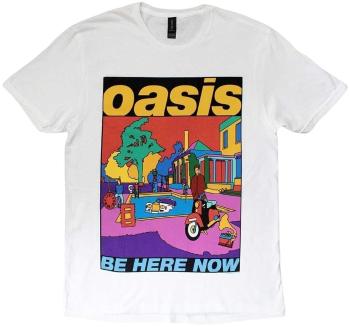 Oasis Tričko Be Here Now Illustration Unisex White M