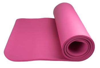 POWER SYSTEM Podložka na cvičenie - FITNESS YOGA MAT PLUS Pink