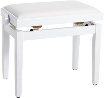 Bespeco SG 101WLVB Drevená klavírna stolička White