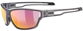 UVEX Sportstyle 806 Smoke Matt/Mirror Red Športové okuliare