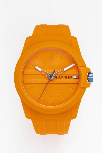 Hodinky Tommy Hilfiger pánske, oranžová farba, 1710597