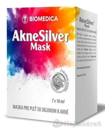 BIOMEDICA AkneSilver Mask maska pre pleť so sklonom k akné 7x10 ml