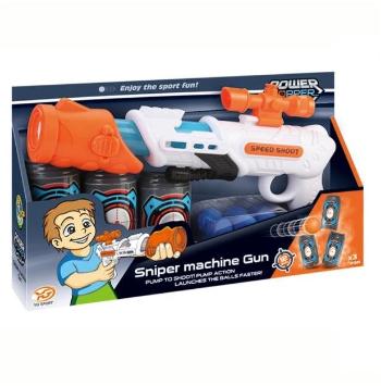 Játékpisztoly Habgolyós pisztoly 34 cm