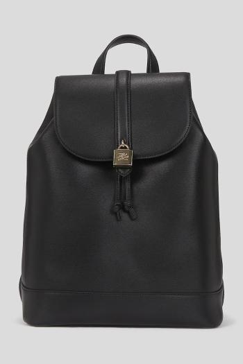 Kožený ruksak Karl Lagerfeld čierna farba, veľký, A3W30154