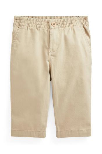 Detské bavlnené nohavičky Polo Ralph Lauren béžová farba, jednofarebné, 320855803001