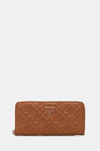Peňaženka Guess ADELASIA dámska, hnedá farba, SWQL96 58146