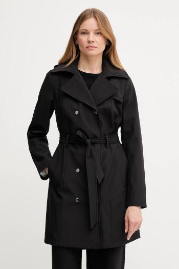 Trenčkot Dkny čierna farba, DLEMPY37