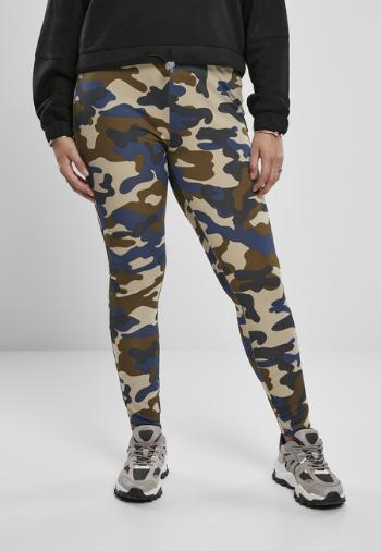 Urban Classics Ladies High Waist Camo Tech Leggings summerolive camo - XXL