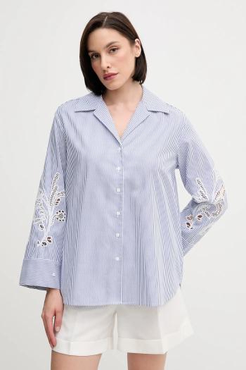 Bavlnená košeľa Tommy Hilfiger voľný strih, s klasickým golierom, WW0WW44693