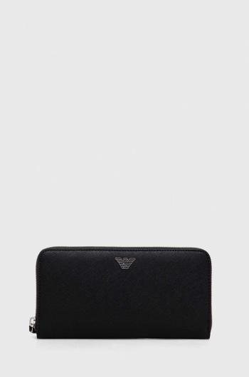 Peňaženka Emporio Armani pánska, čierna farba, Y4R169 Y138E