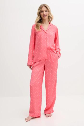 Pyžamo Dkny dámske, tmavomodrá farba, YI90045