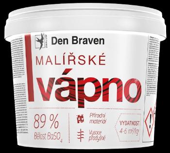 DEN BRAVEN - Maliarske vápno biela 11 kg