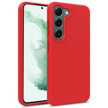 ECO RUBBER Ochranný obal Samsung Galaxy S25 5G červený