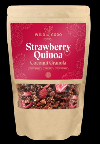 WILD & COCO Strawberry Quinoa Coconut Granola 220 g