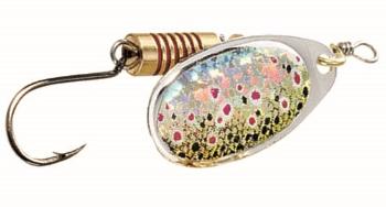 Dam blyskáč effzett spinner with single hooks sinking brown trout - 3 6 g