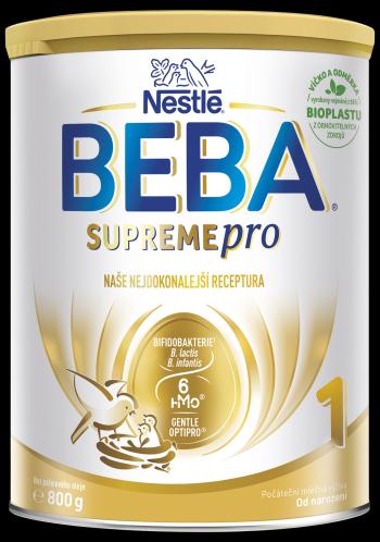 NESTLÉ BEBA SUPREMEpre 1 počiatočné dojčenské mlieko od narodenia 6HMO 800 g