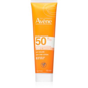 Avène Sun Care Lotion 100% Invisible vodeodolné mlieko na opaľovanie SPF 50 100 ml