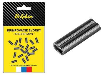 Delphin krimpovací svorky pro návazce 20 ks-velikost 1,2x2,6x8 mm