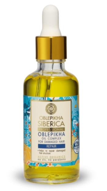 NATURA SIBERICA Rakytníkový olejový komplex pre poškodené vlasy 50 ml