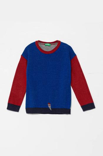 Detský sveter United Colors of Benetton tmavomodrá farba, 1170H102U
