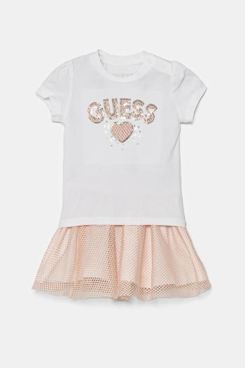 Sada pre bábätká Guess biela farba, A5RG16 K6YW0