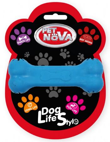 PET NOVA DOG LIFE STYLE Hryzátko v tvare kosti s miestom na maškrty 11 cm