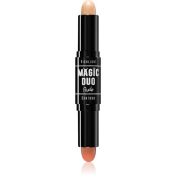 Rude Cosmetics Magic Duo obojstranná kontúrovacia tyčinka odtieň Medium 4.5 g