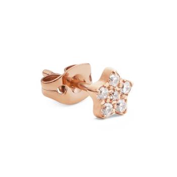 Daniel Wellington Bronzová single náušnice Hviezda s kryštálmi DW00400854