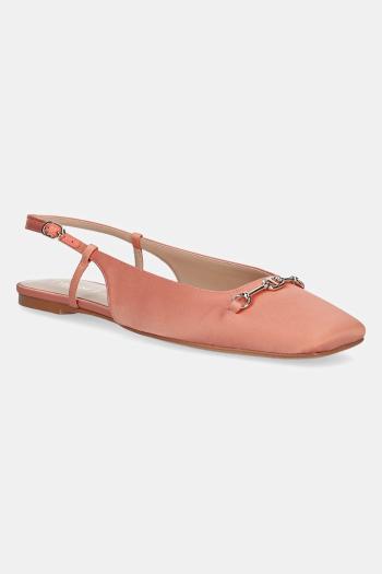 Baleríny Twinset oranžová farba, 251TCP082