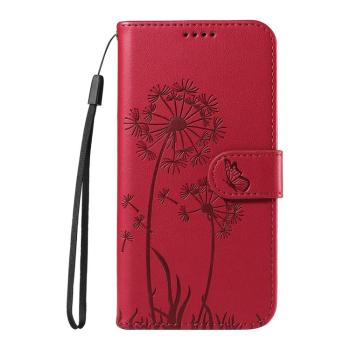 ART DANDELION Peňaženkové puzdro pre Honor 400 Lite 5G červené