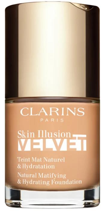 Clarins Zmatňujúci make-up Skin Illusion Velvet (Natura l Matifying & Hydrating Foundation) 30 ml 107C