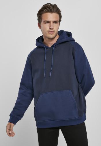 Urban Classics 2-Tone Fake Raglan Hoody midnightnavy/darkblue - S