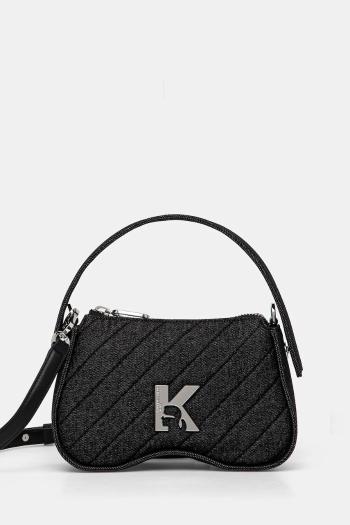 Kabelka Karl Lagerfeld Jeans čierna farba, A1W30278