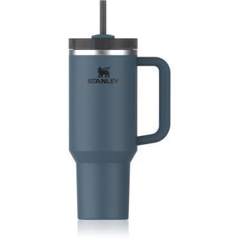 Stanley Quencher H2.O FlowState™ Tumbler tumbler z nehrdzavejúcej ocele s rúrkou Blue Spruce 1180 ml