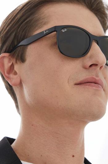 Slnečné okuliare Ray-Ban pánske, čierna farba, 0RB4374