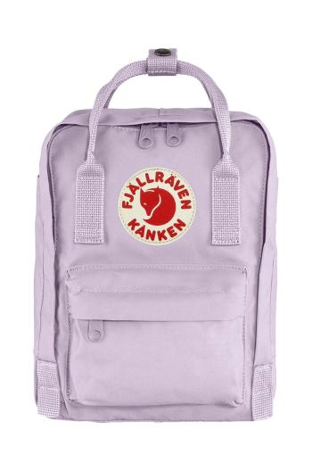 Detský ruksak Fjallraven Kanken Mini fialová farba, malý, s nášivkou